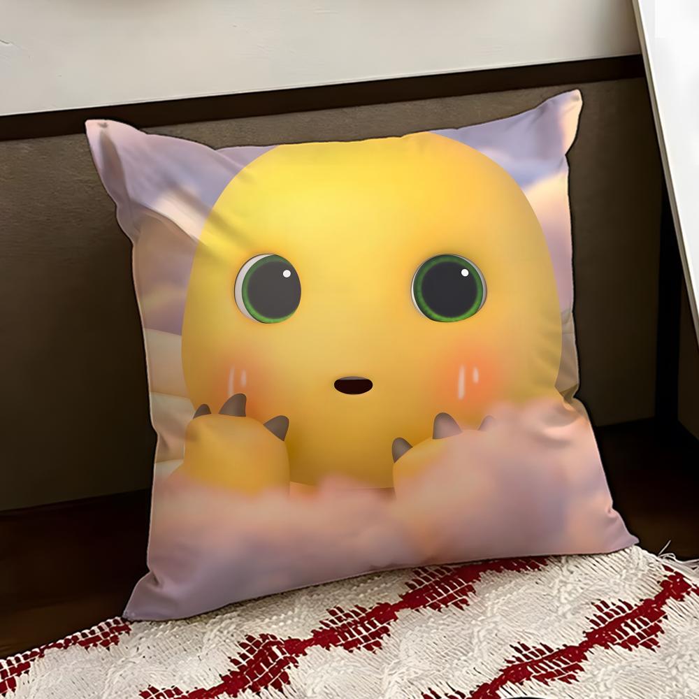 Cute NNailong Cushion Cover Reversible Soft Durable Pillow Cover Home Car MultiScene Use for Daily Comfort