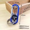 AIXUAN Keyring: Stylish Metal Key Holder, Easy Attachment and Loss Prevention (Type 13).