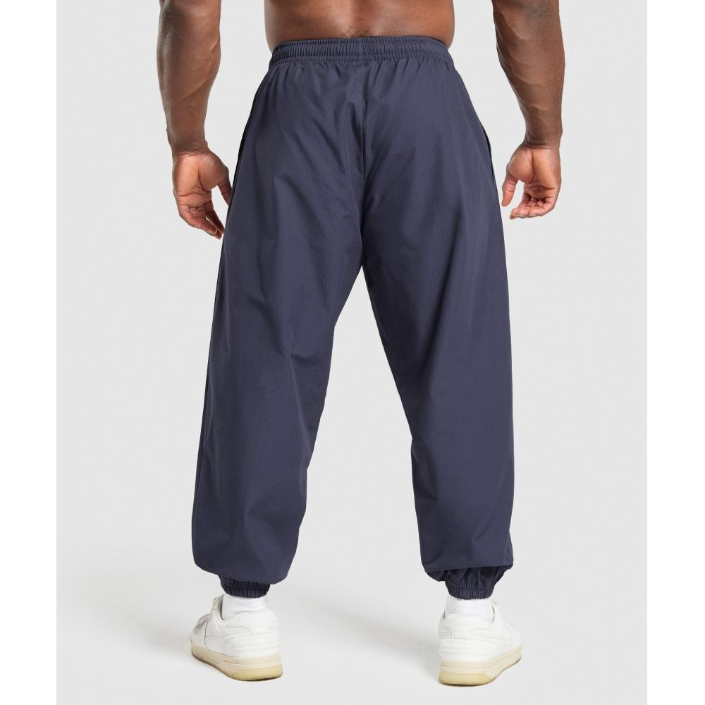 Gymshark Ripstop Pumper Pants Heavy Blue A6a3r Uctn
