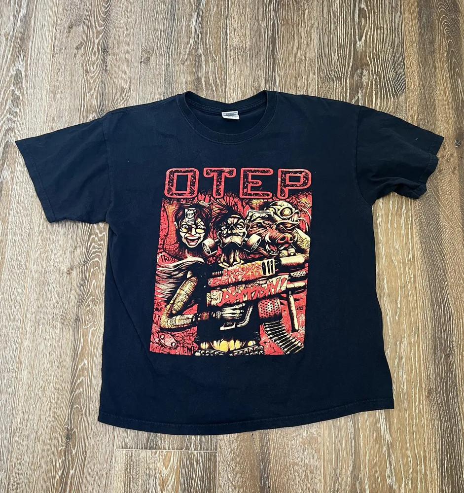 Vintage OTEP Dead Stock Band Black Shirt Unisex Concert S to 5XL AR415 Unisex T-Shirt