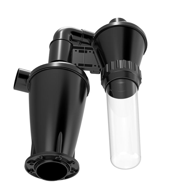 Double Filtration Cyclone Dust Collector 50mm/2'' DIY Turbocharged Woodworking Filter Industrial Separator Collector Canister