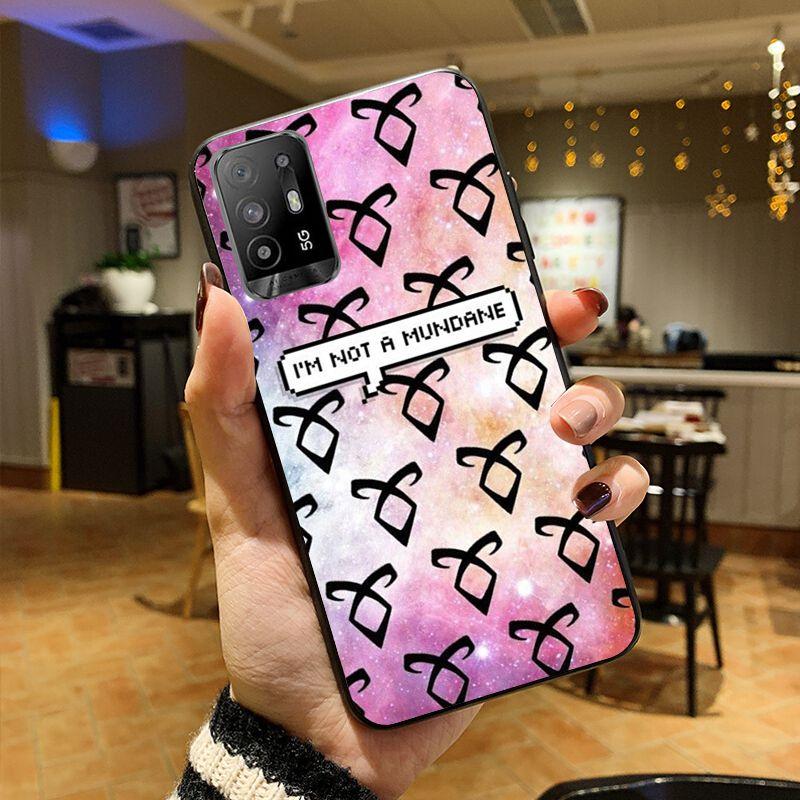 Чехол для телефона Funda American TV Series Shadowhunters для OPPO A74 A94 A3S A5S A9 A12 A15S A52 A53S A72 A73 2020 A91 5G, чехлы