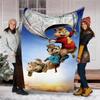 Alvin Chipmunks Theme Printed Blanket Perfect For Couch Bed Travel Outdoor Use Machine Washable Cozy Durable
