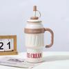600ML Vacuum Cup Insulation Or Cooling Thermal Mug Cute Thermal Water Bottle  for Boys and Girls