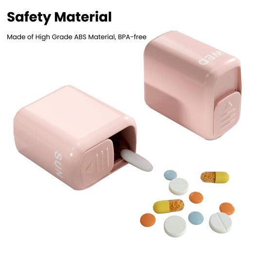 Органайзер для таблеток на 7 дней, дорожный контейнер для таблеток, ежедневная таблетница