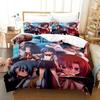 3D Anime Higurashi When They Cry Printed Bed Set Duvet Cover Pillowcase Bedding Set Linen Sheet Quilt Cover Full Queen King Size