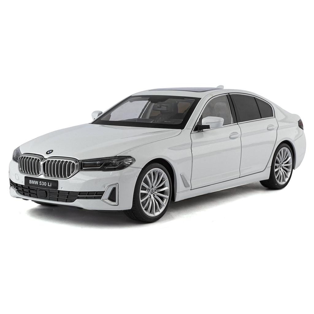1/18 BMW 530 Li Металлическая Миниатюрная Модель Автомобиля Литой Металл Статическая Масштабная Модель Коллекция Автомобилей Детская Игрушка на День Рождения Автомобили