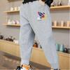 Модные тонкие спортивные брюки с буквенным принтом для мальчиков, повседневные спортивные брюки для детей из хлопка, свободные мягкие брюки