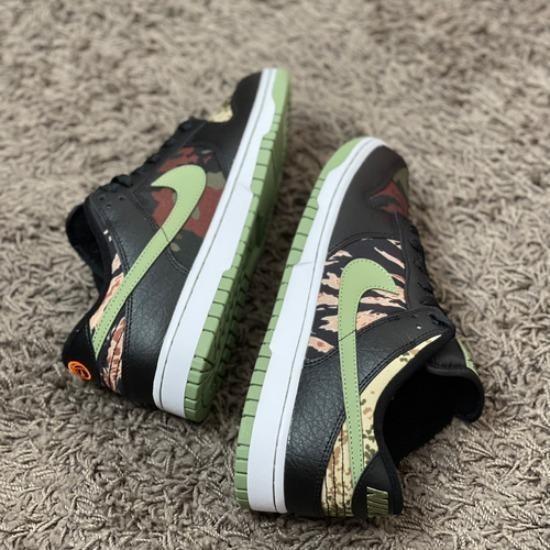 Nike Dunk Low SE Черный Мульти-Камуфляж DB1909-001