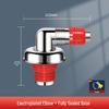 Three-Way Floor Drain Connector for Washing Machine Drain Pipe