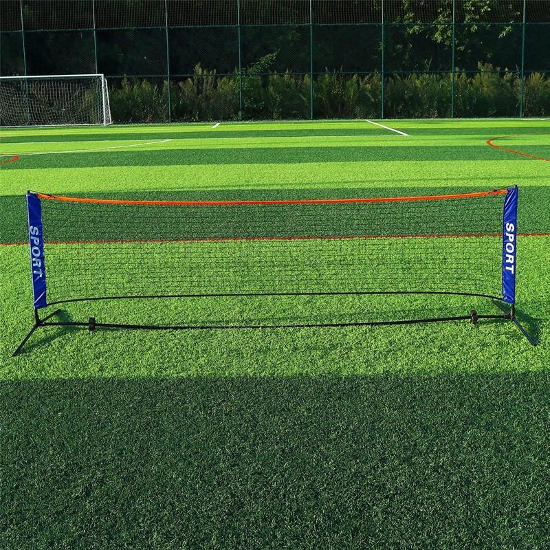 Ningjuli Portable Badminton & Tennis Net System with Adjustable Height
