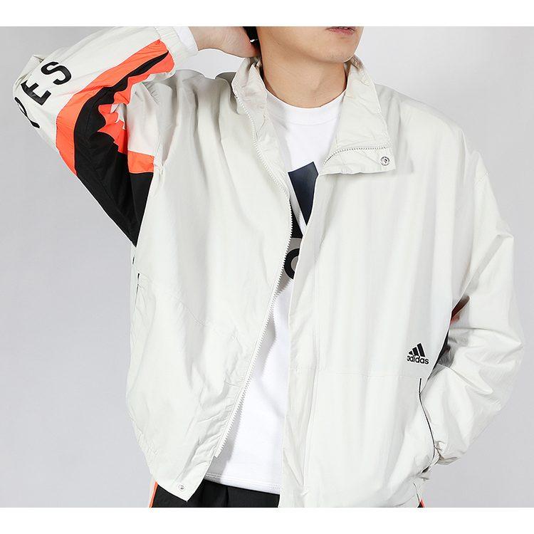 adidas Куртки Мужские Белый Стойка Умеренный Другое FN5672