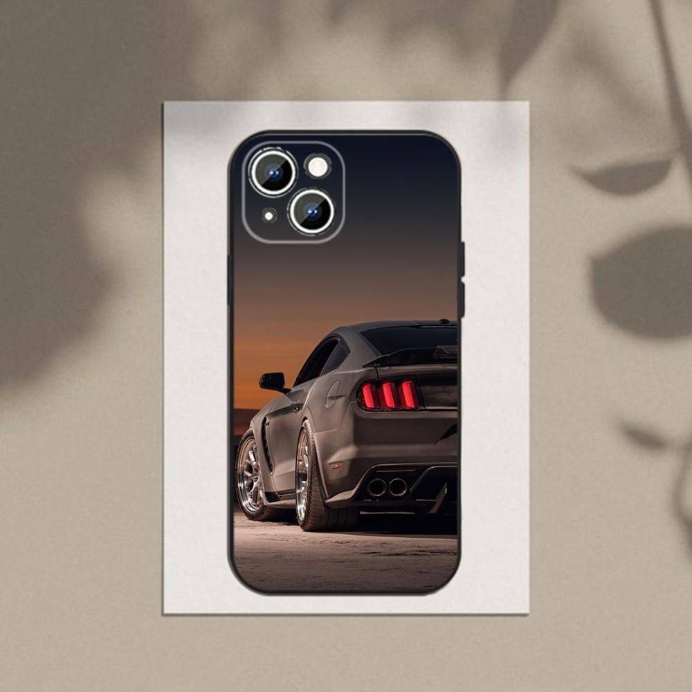 Автомобильный чехол GT500 для Apple iPhone 15,14,13,12,11,XS,XR,X,8,7,Pro,Max,Plus,mini, силиконовый, черный