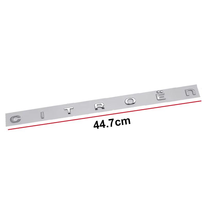 Rear Trunk Badge Letter Car Sticker for Citroen Xsara C3 Picasso Elysee Berlingo XR C4 Sega Aircross C5 Logo Emblem Accessories