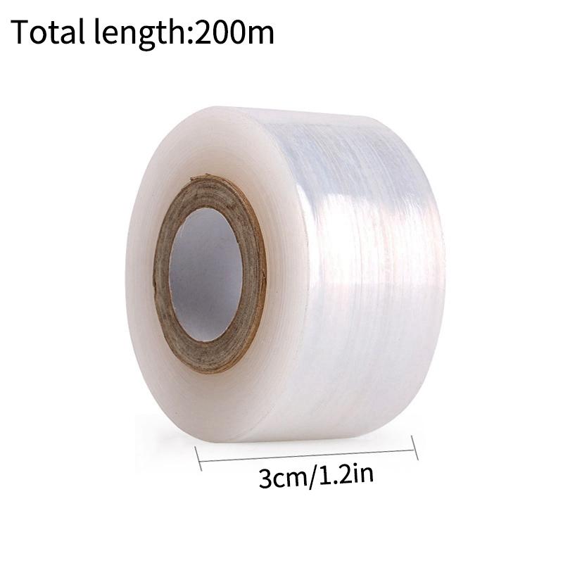 Pe Grafting Tape Film Self-Adhesive For Fruit Tree Nursery Plants Seedlings Vine Floristry Tomato Grafting Supplies Stretchable