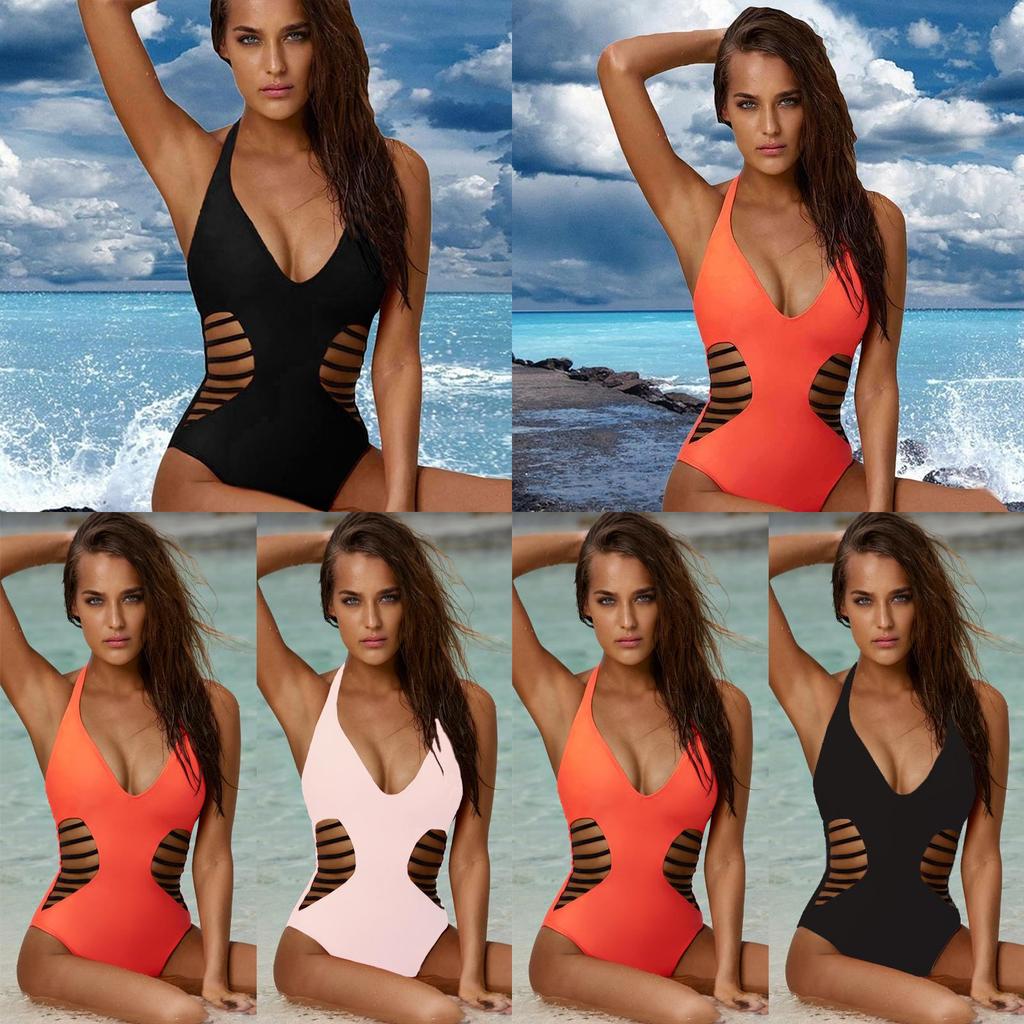 Swimwear Sexy Womans One Piece Swimsuit Monokini Bathing Bikini Padded Push Up