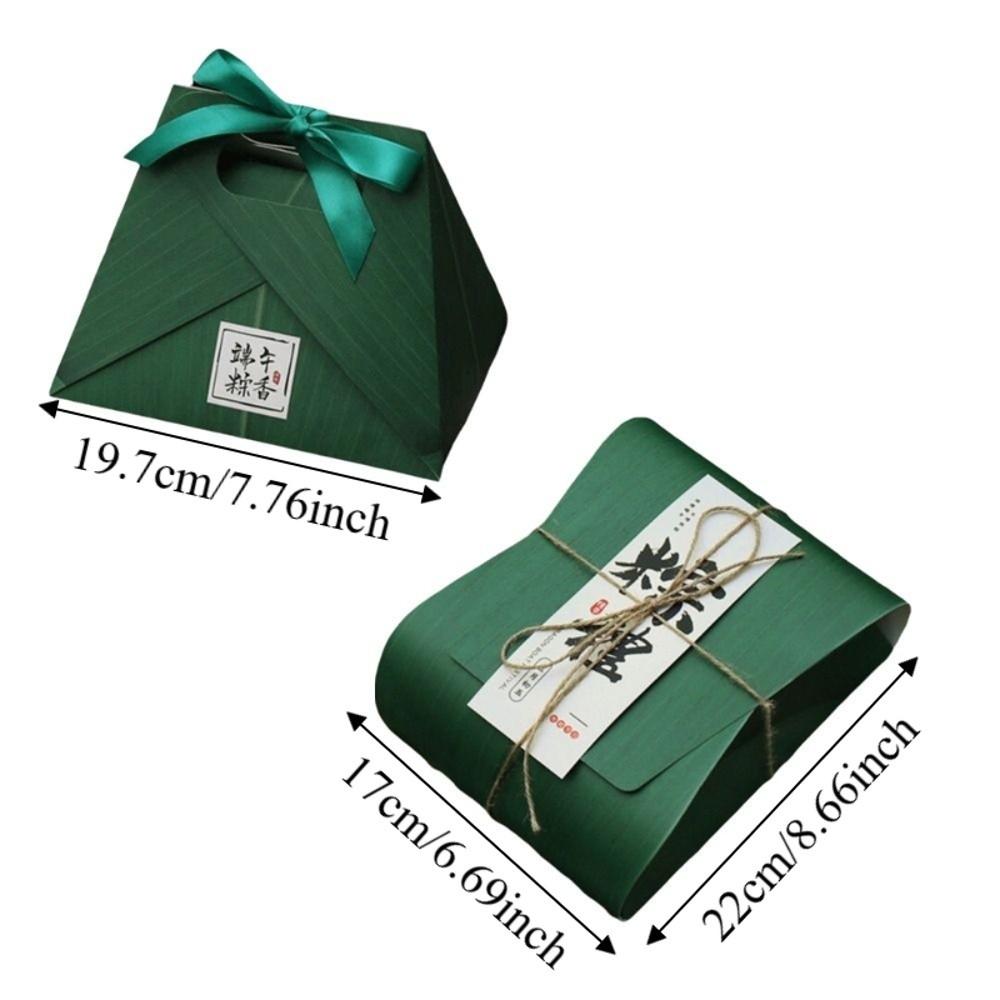 Premium Zongzi Gift Box Portable Luxury Gift Box Gift Bag Empty Packaging Box  Festival Present