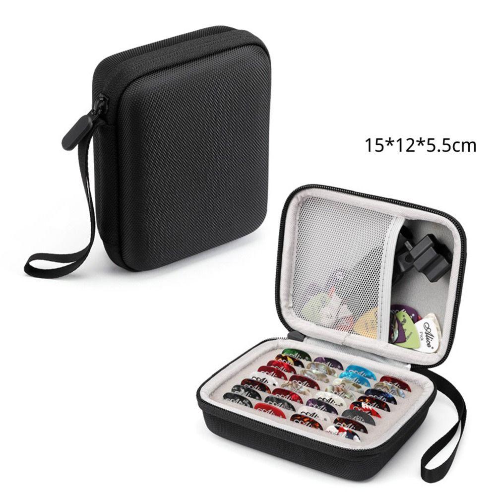 Storage Waterproof Leather Case Bag Plectrum Guitar Picks Storage Bag Guitar Pick Holder Bag