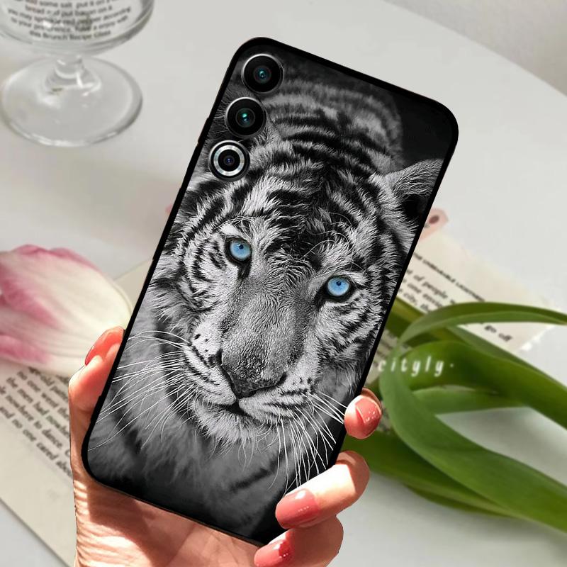 Чехол для Meizu 20 20 Pro 5G, мягкий силиконовый TPU, защитная крышка для телефона, для Meizu 21 Pro, модный, с рисунком животного, ударопрочный Fundas