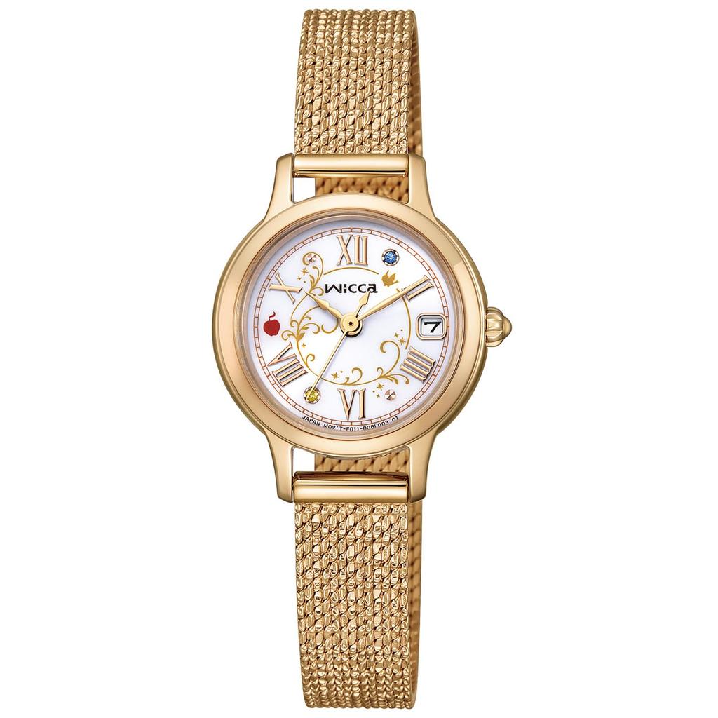 Wicca Solar Tech Waterproof Disney Collection Special Model Gold [Citizen] "Snow White" KH4-921-21 Women's
