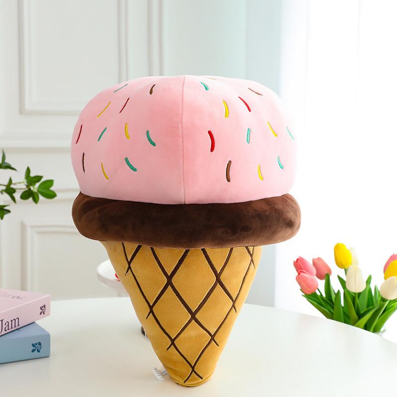 Plush Cream Ice Toys Cute Cartoon Material Bedroom Sofa Children Dolls Gifts