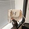 Красивая сумка для отдыха в иностранном стиле с косой петлей, популярная маленькая сумка в этом году, женская летняя сумка 2024 года с бабочкой на плече, маленькая квадратная сумка