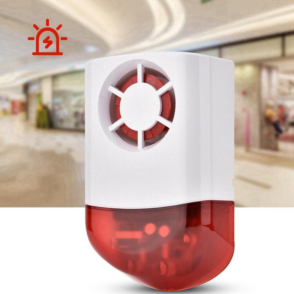 Интеллектуальная беспроводная акустическая оптическая сирена охранной сигнализации 433 МГц