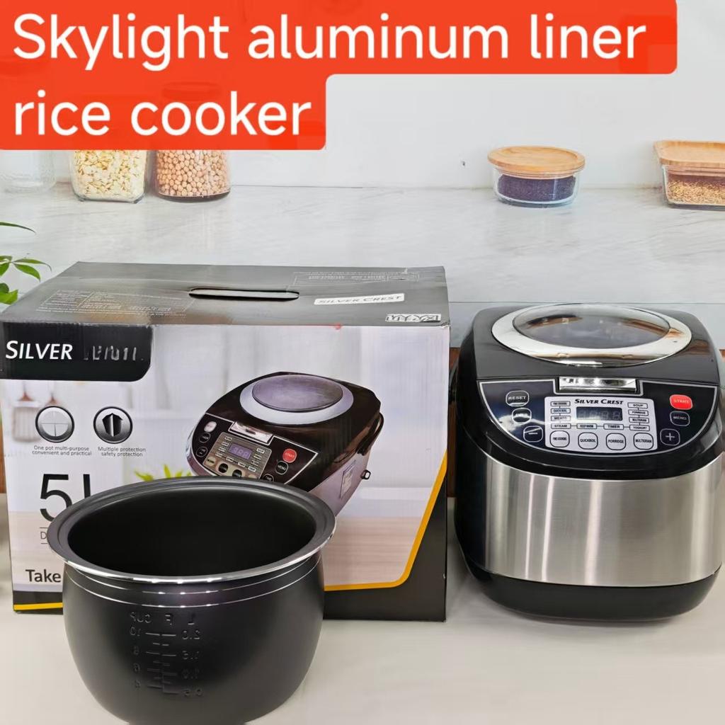 Household 5L Smart Rice Cooker Large Capacity Household Non-stick Cooker Rice Cooker Multifunctional Cooking Pot