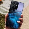 Для чехла Vivo Y22 Y22s 2022 Модный расписной черный силиконовый мягкий чехол на заднюю панель Для чехла для телефона Vivo Y22s VivoY22 Y 22 Y22 s 4G Coque