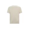 Nike T Shirts Men's Beige Crew Neck Moderate Straight Fit (Unisex) T-Shirts AR4999 206