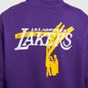 Men's Sweatshirt Nike Courtside Sweatshirt Men's Allover Purple/Amarillo Yellow