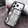 Чехол для телефона с текстурой змеиной кожи для iPhone 17, 16e, 15, 14, 13, 12, 11, Mini, Pro, MAX, мягкий силиконовый чехол
