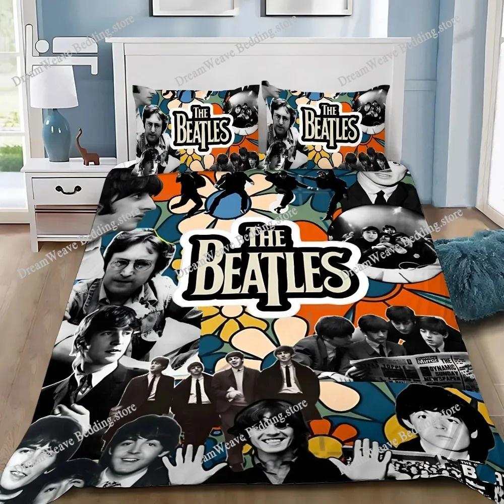 Постельное белье Rock Band The Fab Four, Покрывало-футон Rock Band Mop-tops с принтом Those Lads From Liverpool Пододеяльник для подростков