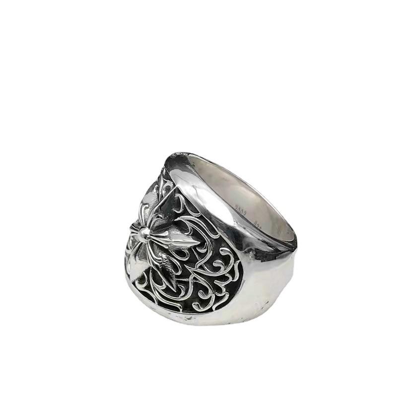 Могущественная мода креативная широкая версия гексаграмма звезда Ins модные люди простое и изысканное тайское кольцо