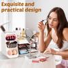 Drawer Makeup Storage Box Plastic Skincare Display Case Large Capacity Dressing Table Desktop Organizer Holder Stationery Box