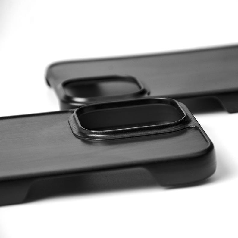 Подходит для чехла для телефона Iphone16promax, материал матовый ПК кожаный чехол, противоударный защитный чехол для Apple 15