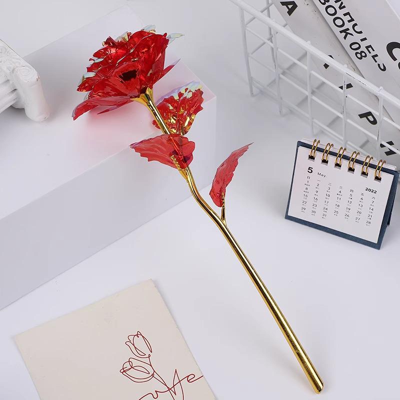 Сияющее Звездное Небо Золотая Роза: Романтический подарок на День святого Валентина для жены, девушки или дня рождения лучшей подруги