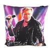 [P9996] - Декоративная подушка Johnny Hallyday с микрофоном (фиолетовый) - 32 см