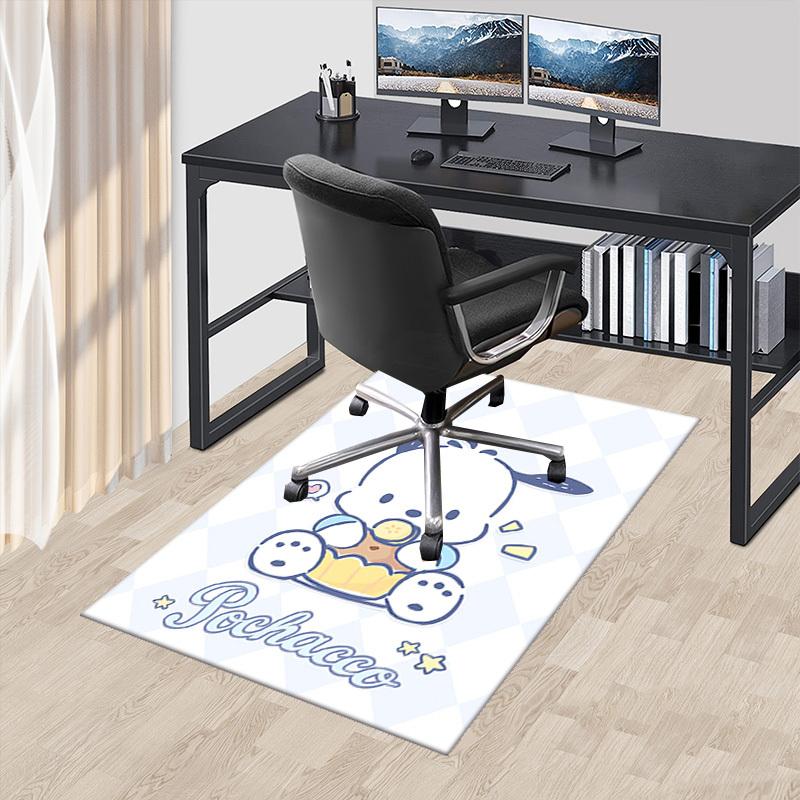 Pochacco Anime Cartoon Design Chair Mat - Non-Slip Carpet for Office, Home Decor, Living Room, Bedroom, Game Room, Dormitory Flooring Gift.E003