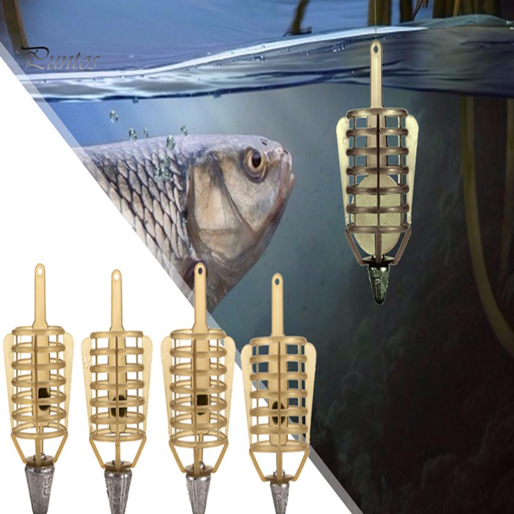 Puntos 20g/30g/40g/50g Carp Fishing Bait Feeder Lure Holder Trap Fishing Cage Basket