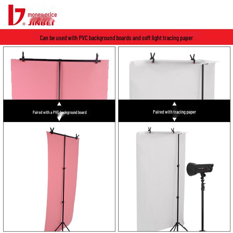 8K PVC Photography Background Stand with Diffuser Cloth for Live Streaming and Studio Setup