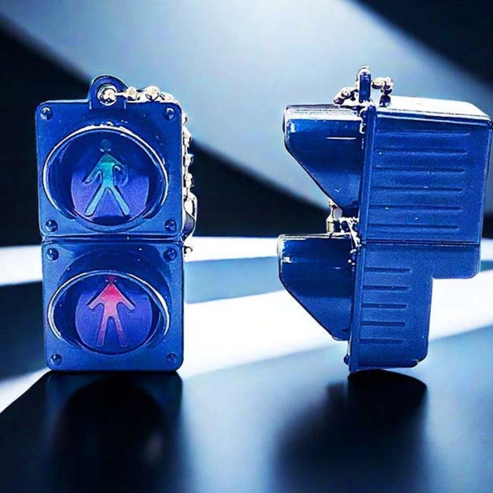 Пластиковый светофор брелок сумка подвеска 3D брелок смешной сигнальный фонарь подвеска студент