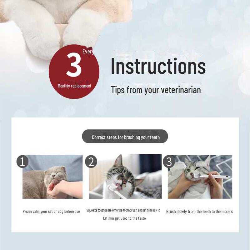 Набор для чистки зубов домашних животных: Напальчники и салфетки для свежего дыхания и удаления зубного камня