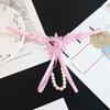 Low Waist Underwear for Women Embroidered Flower Thin Belt Thong Lace Underpants  Home