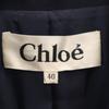 Chloe Приталенный пиджак 40 Темно-синий Женский Б/у