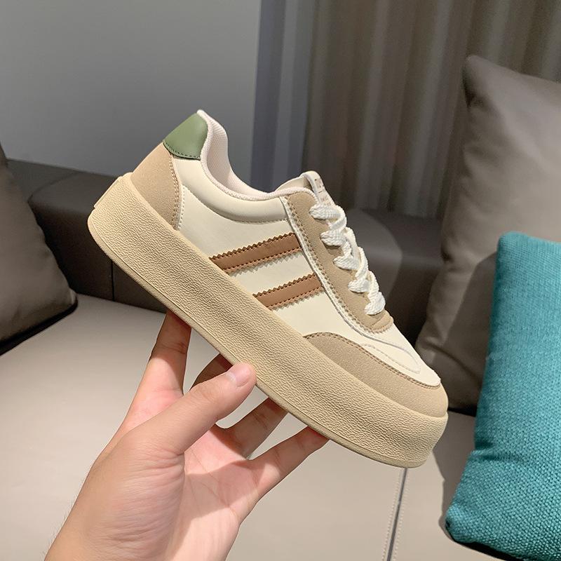 Fashionable German Training Shoes for Women Spring New Ins Fashionable Thick-Soled Retro Casual Sports All-Matching Sneakers