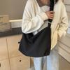 Большая вместительная повседневная холщовая сумка Модная для commuters Cross-body Ins Корейская Легкая Популярная Сумка-тоут через плечо