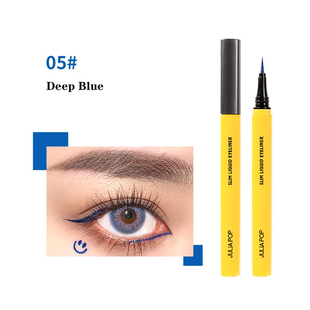 Многоцветная подводка для глаз, не размазывающаяся подводка для глаз, долговечный водонепроницаемый быстросохнущий карандаш для глаз