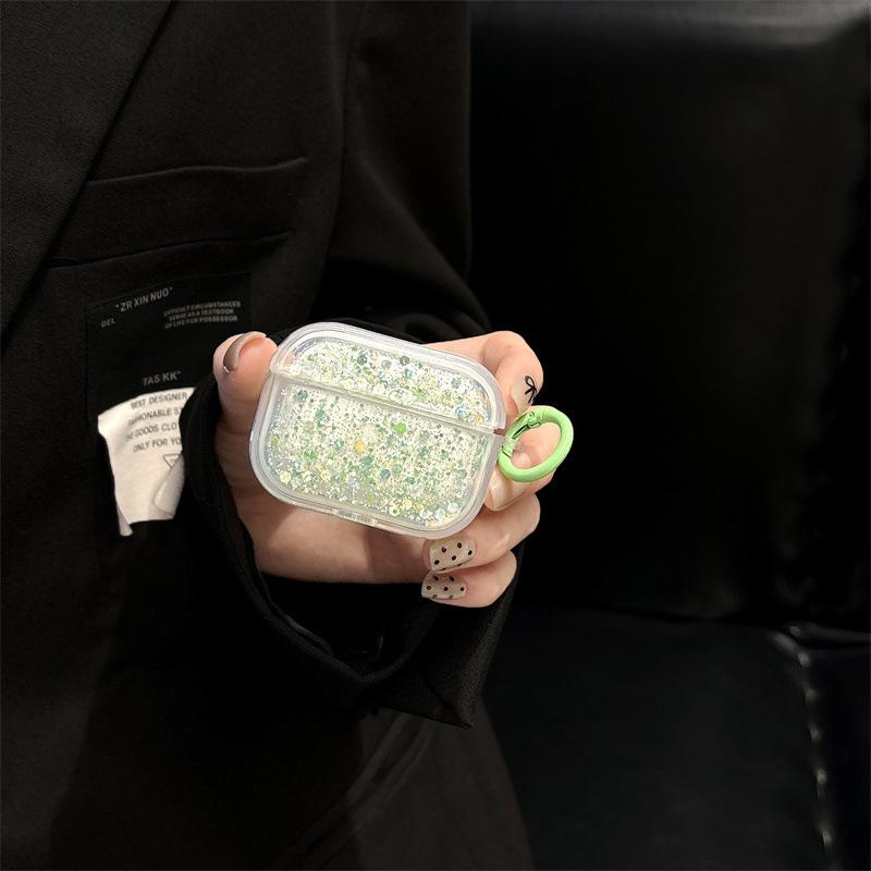 Роскошный модный блестящий эпоксидный чехол для защиты AirPods 1 Apple беспроводные Bluetooth 1-го поколения Pro1