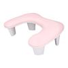 Nail Arm Rest for Nail Tech Detachable Feet U Shape Soft PU Leather Non Slip Manicure Hand Rest